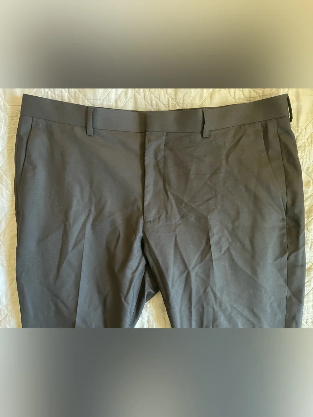 J.‎ CREW Ludlow Slim-fit suit pant in Italian wool in Black W 34 NWD $250 43966